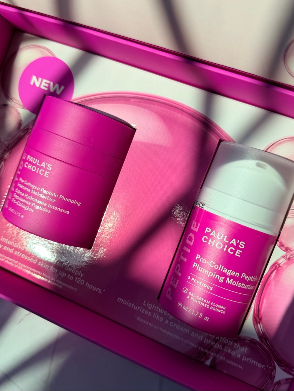 Paula's Choice Pro-Collagen Peptide Plumping Moisturizer — Hot Pink